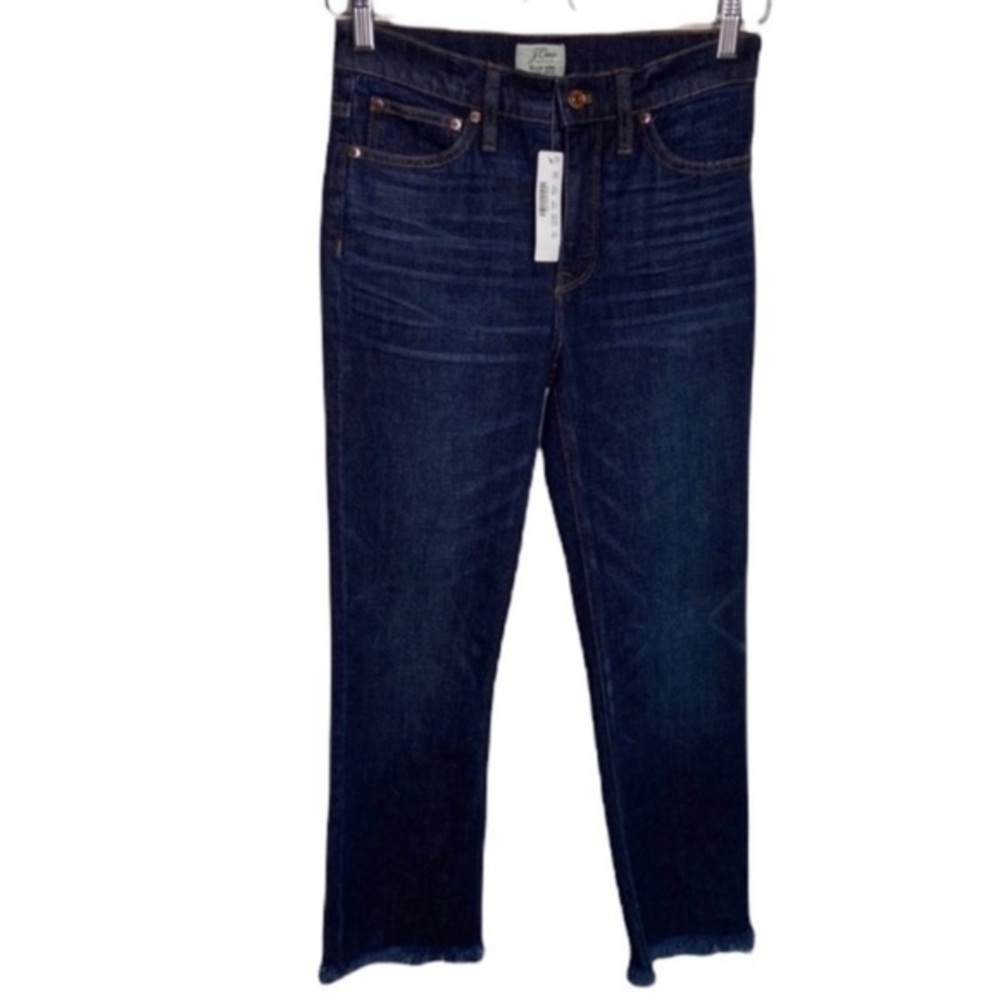 J. CREW “Billie Denim” Boot Crop Jeans
